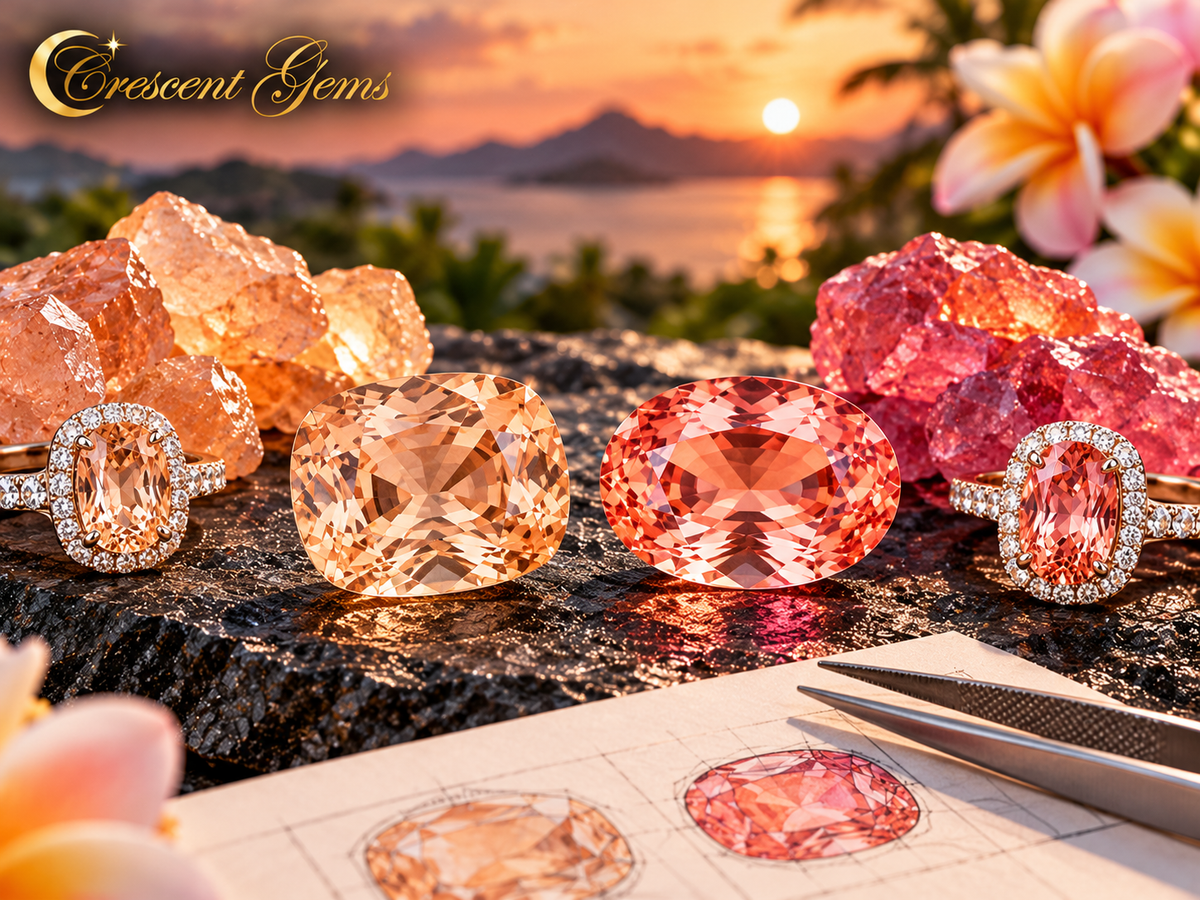 Peach Sapphire vs. Padparadscha: What's the Difference?