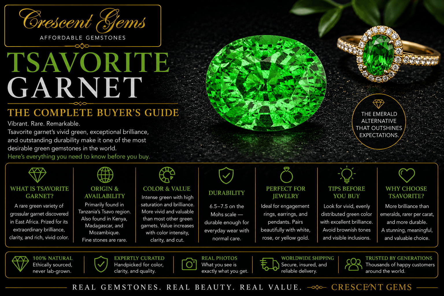 Tsavorite Garnet — The Complete Buyer's Guide