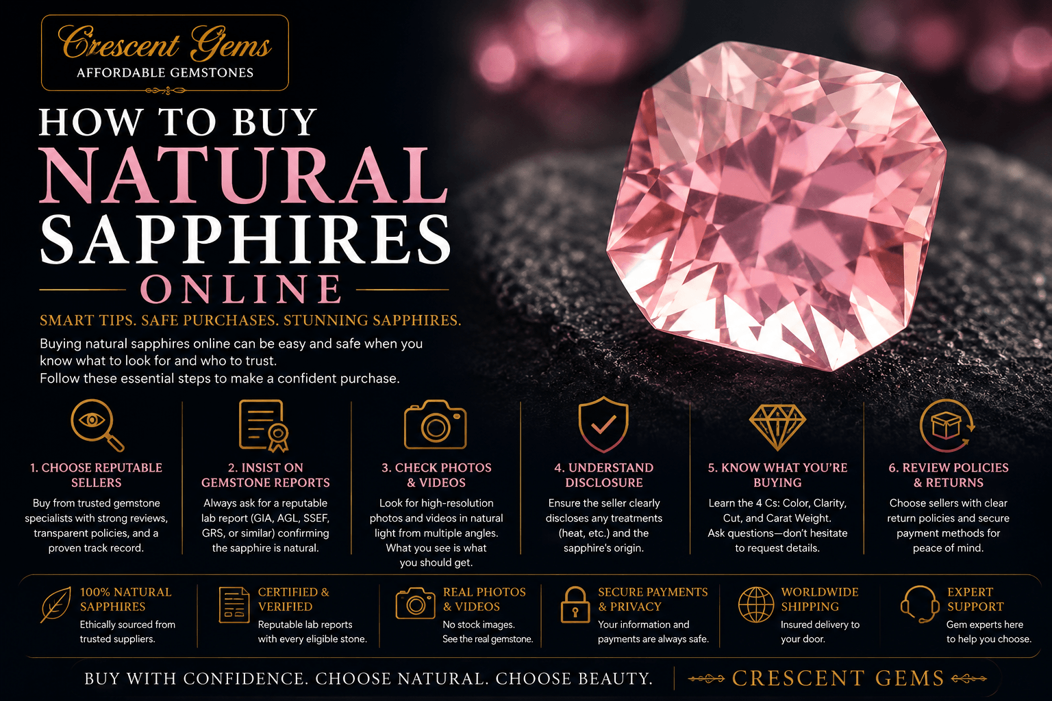 How to Buy Natural Sapphires Online