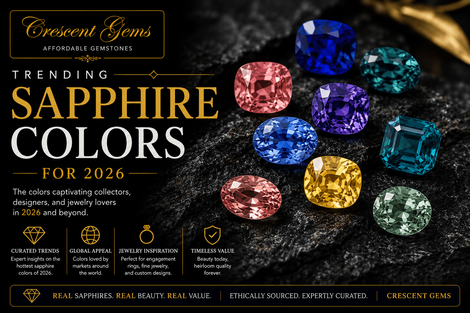 Trending Sapphire Colors for 2026 — What's Hot, What's Rising, and Where the Value Is