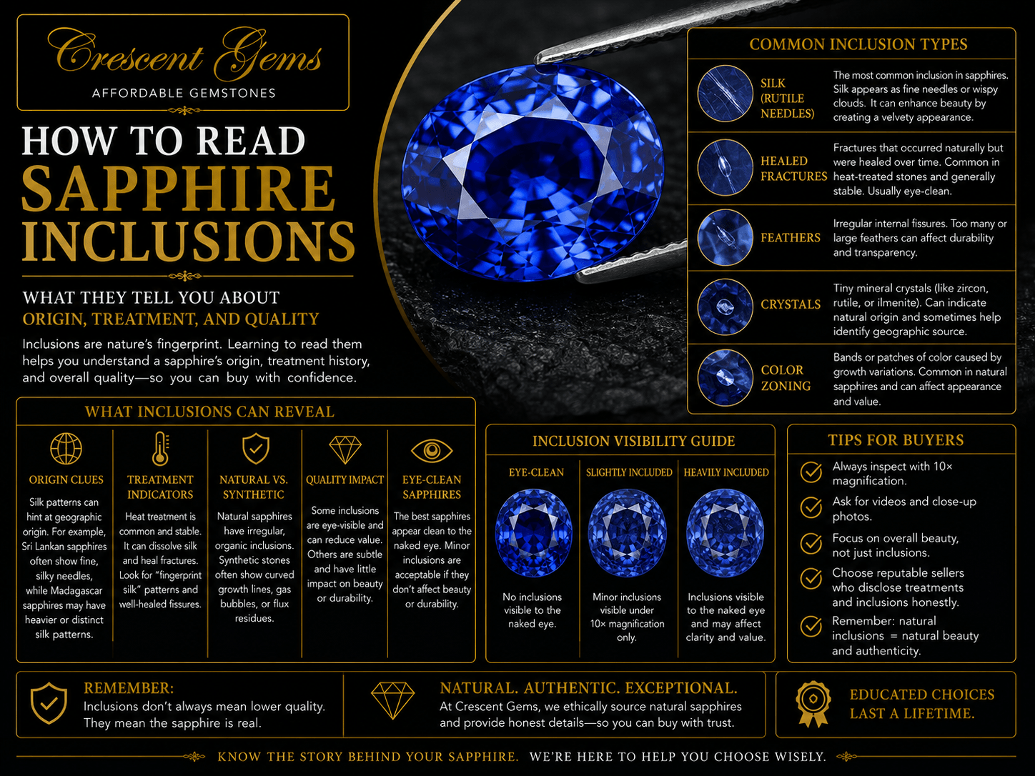 How to Read Sapphire Inclusions