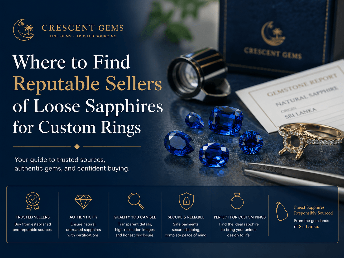 Where to Find Reputable Sellers of Loose Sapphires for Custom Rings
