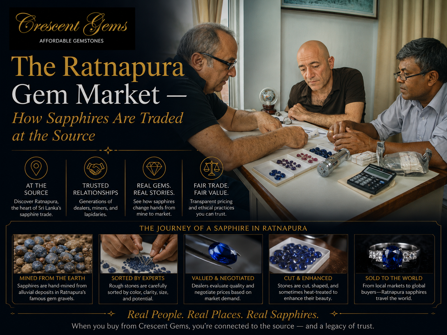 The Ratnapura Gem Market — How Sapphires Are Traded at the Source