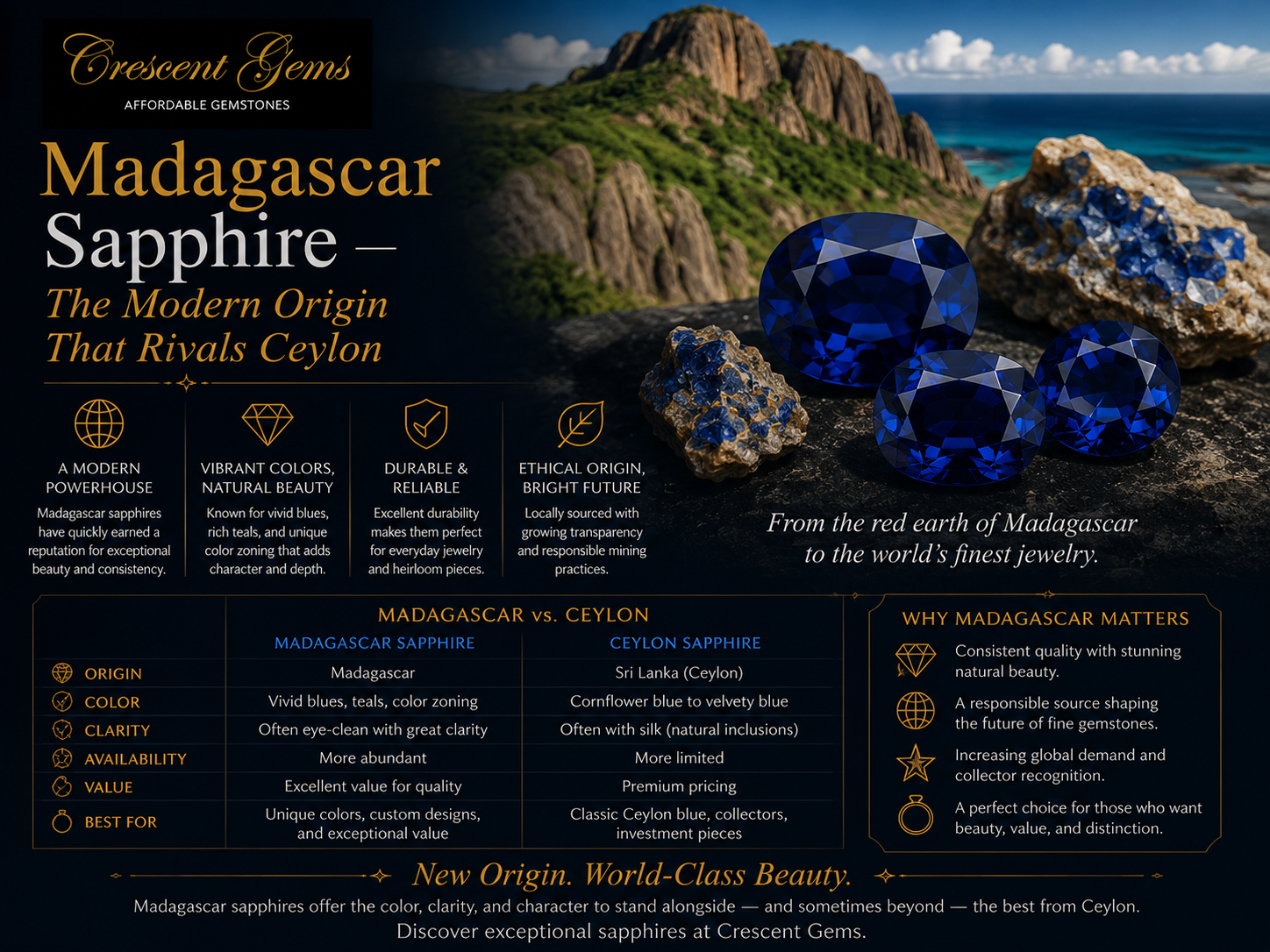 Madagascar Sapphire — The Modern Origin That Rivals Ceylon