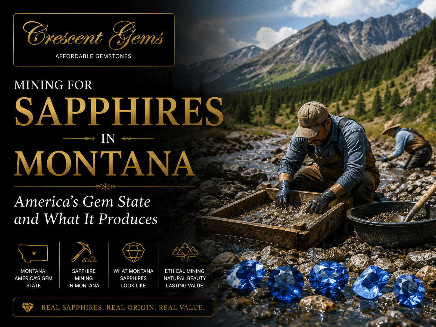 Mining for Sapphires in Montana — America's Gem State and What It Produces