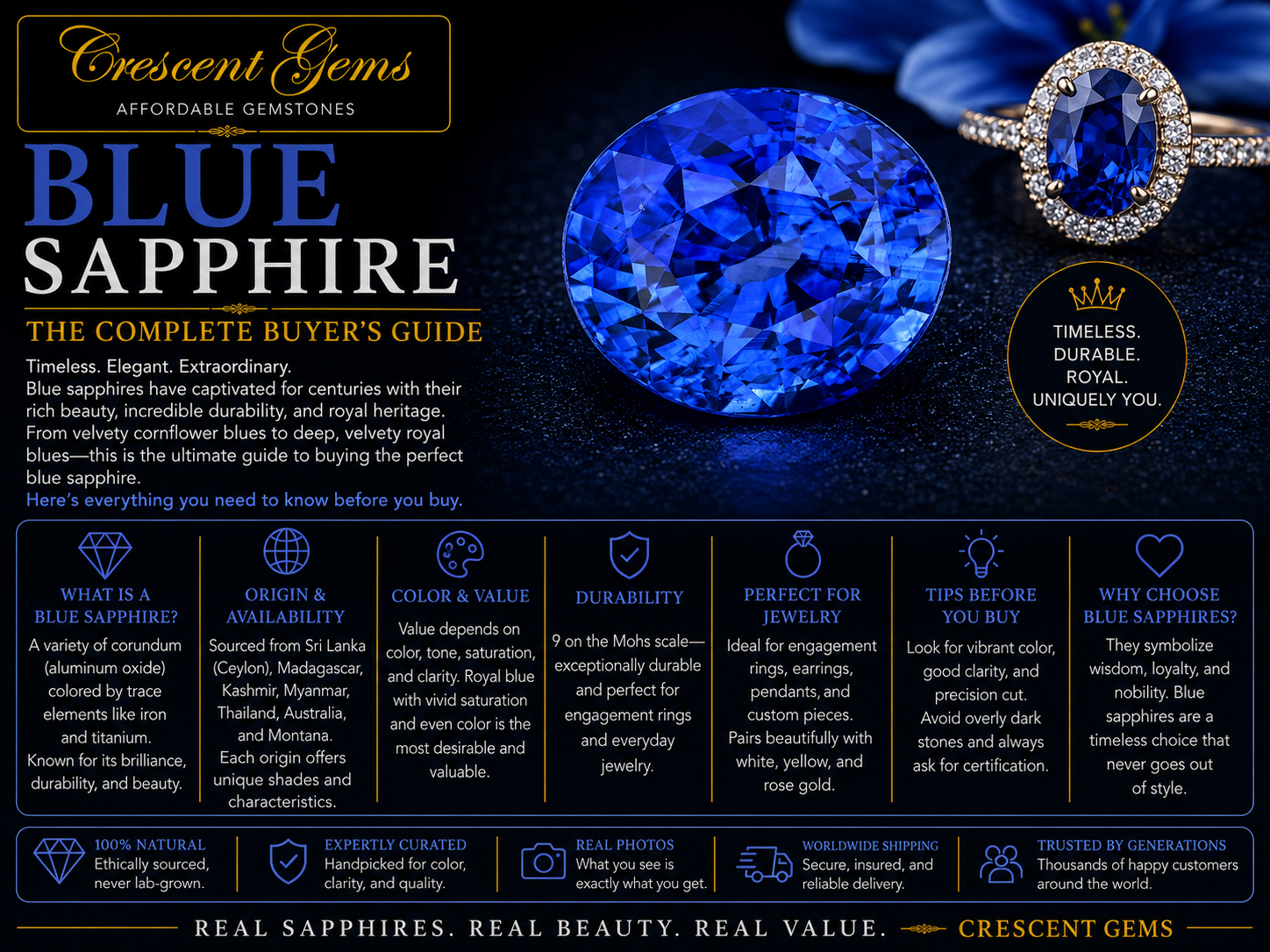 Blue Sapphire — The Complete Buyer’s Guide