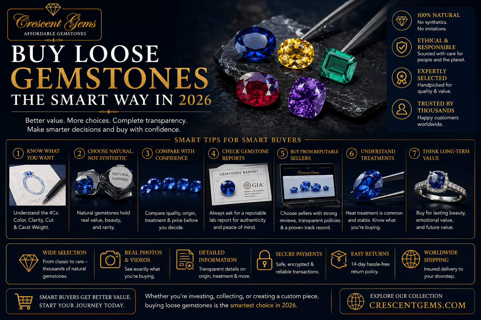 Buy Loose Gemstones the Smart Way in 2026