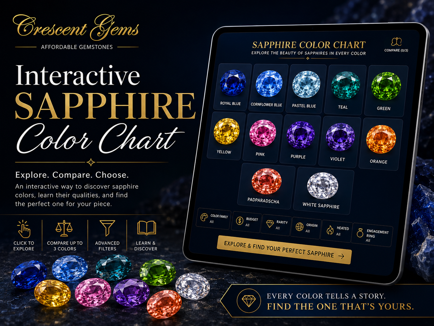 Interactive Sapphire Color Chart