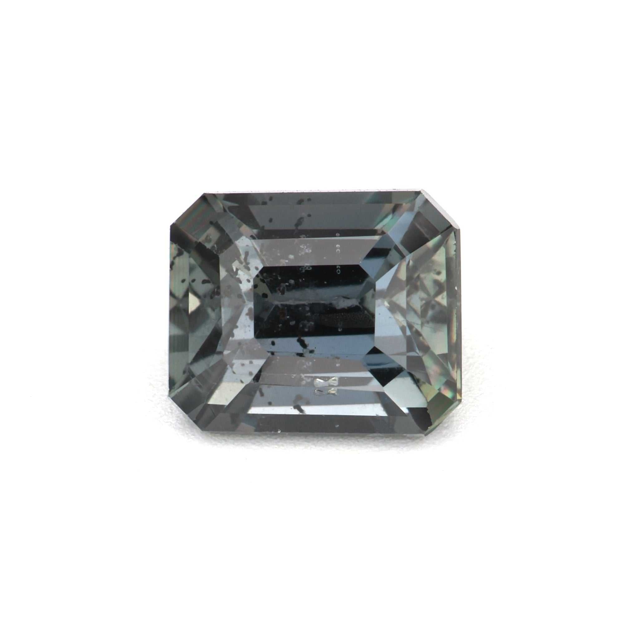 1.03ct untreated natural color change sapphire shifting between green and reddish purple