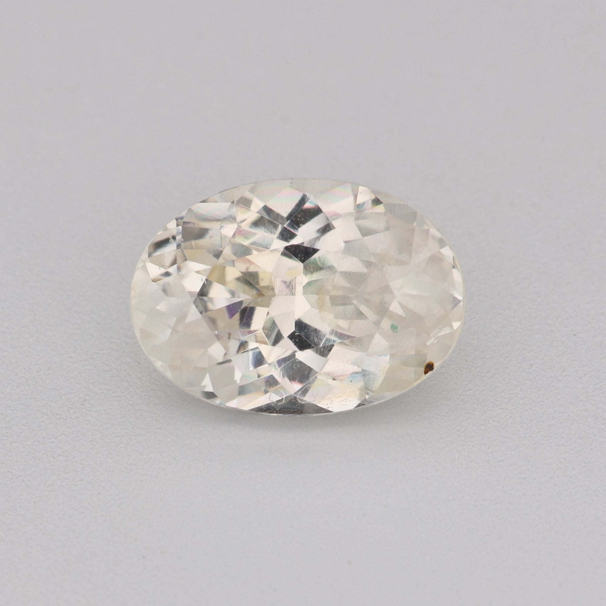 7 x 5mm Oval White Sapphire