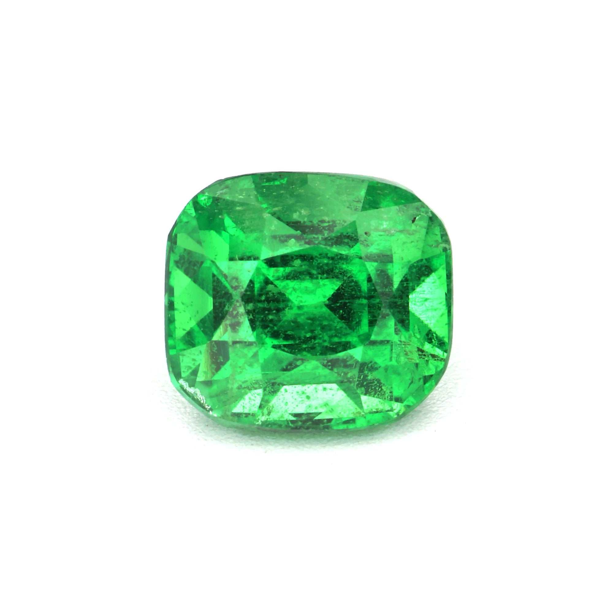 1.01 ct vivid green tsavorite gemstone with brilliant sparkle and emerald-like color for fine jewelry