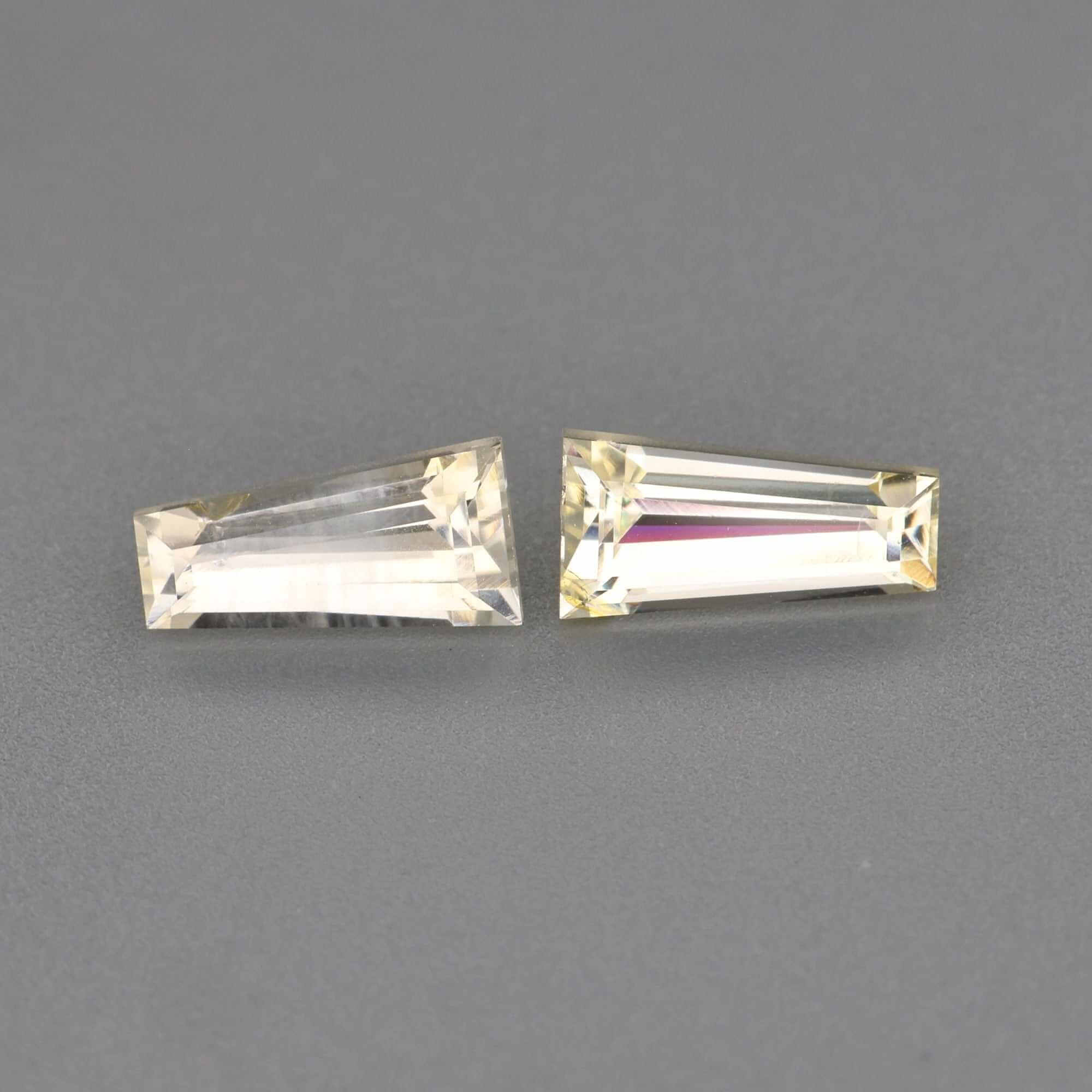 Tapered Baguette Yellow Sapphire
