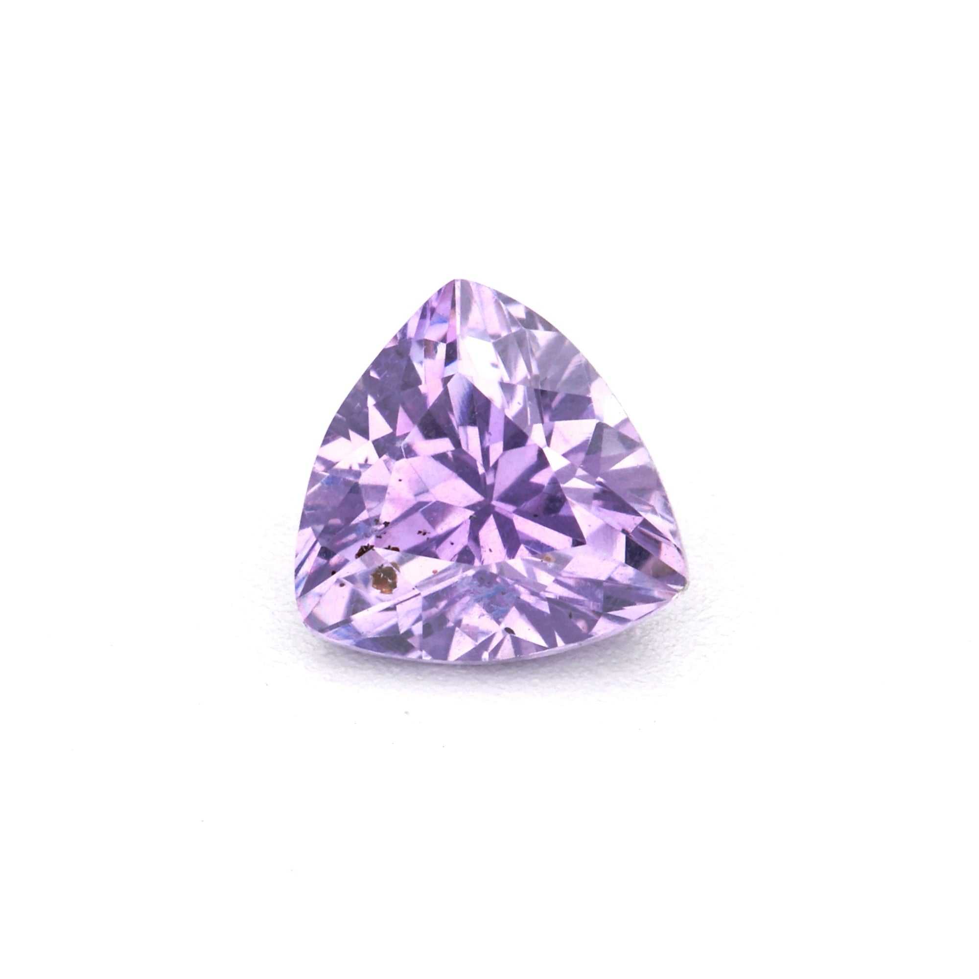 0.42 ct natural unheated Ceylon purple sapphire gemstone rich velvety hue