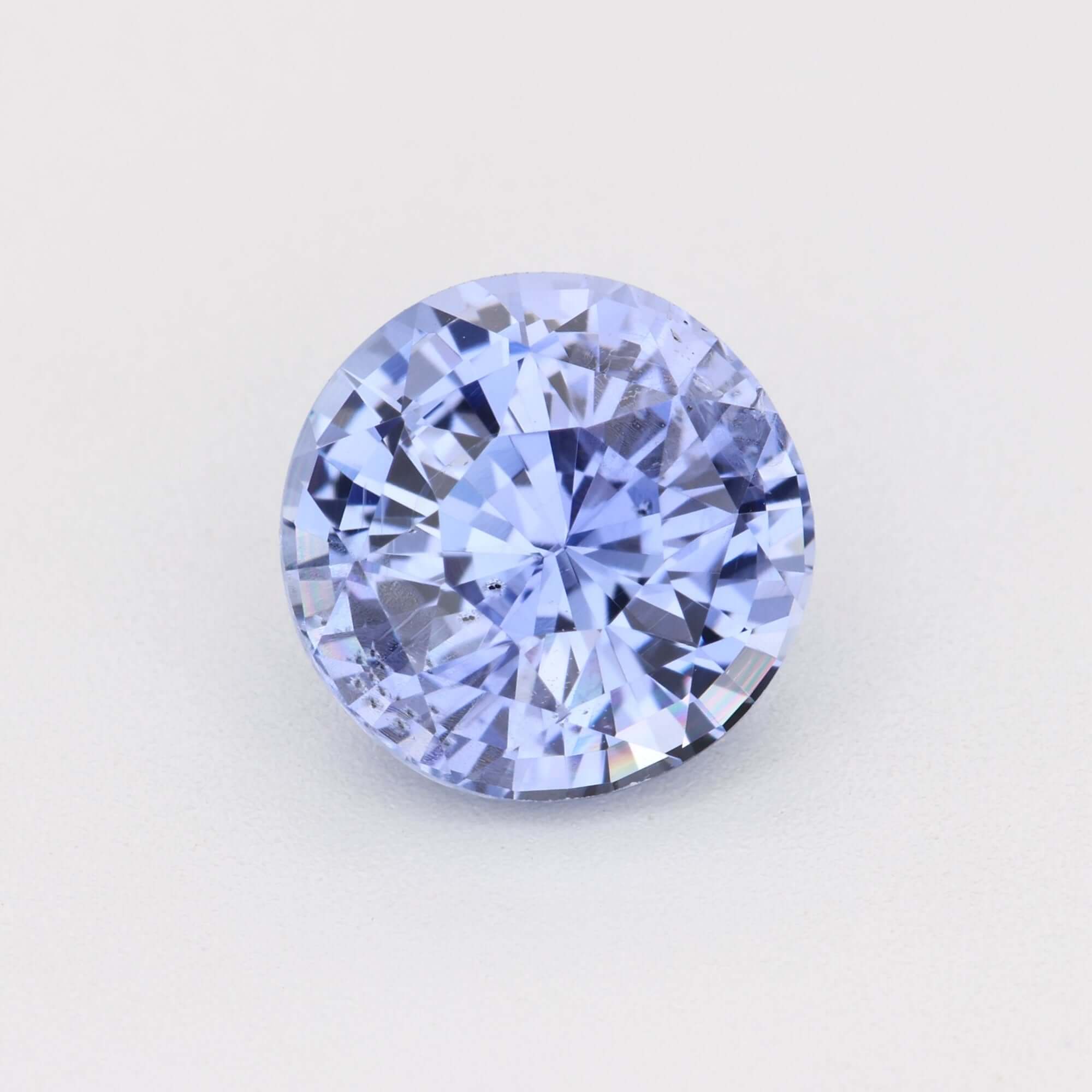 1.58 Ct pale blue sapphire gemstone with excellent clarity and sparkle for bespoke jewelry designs