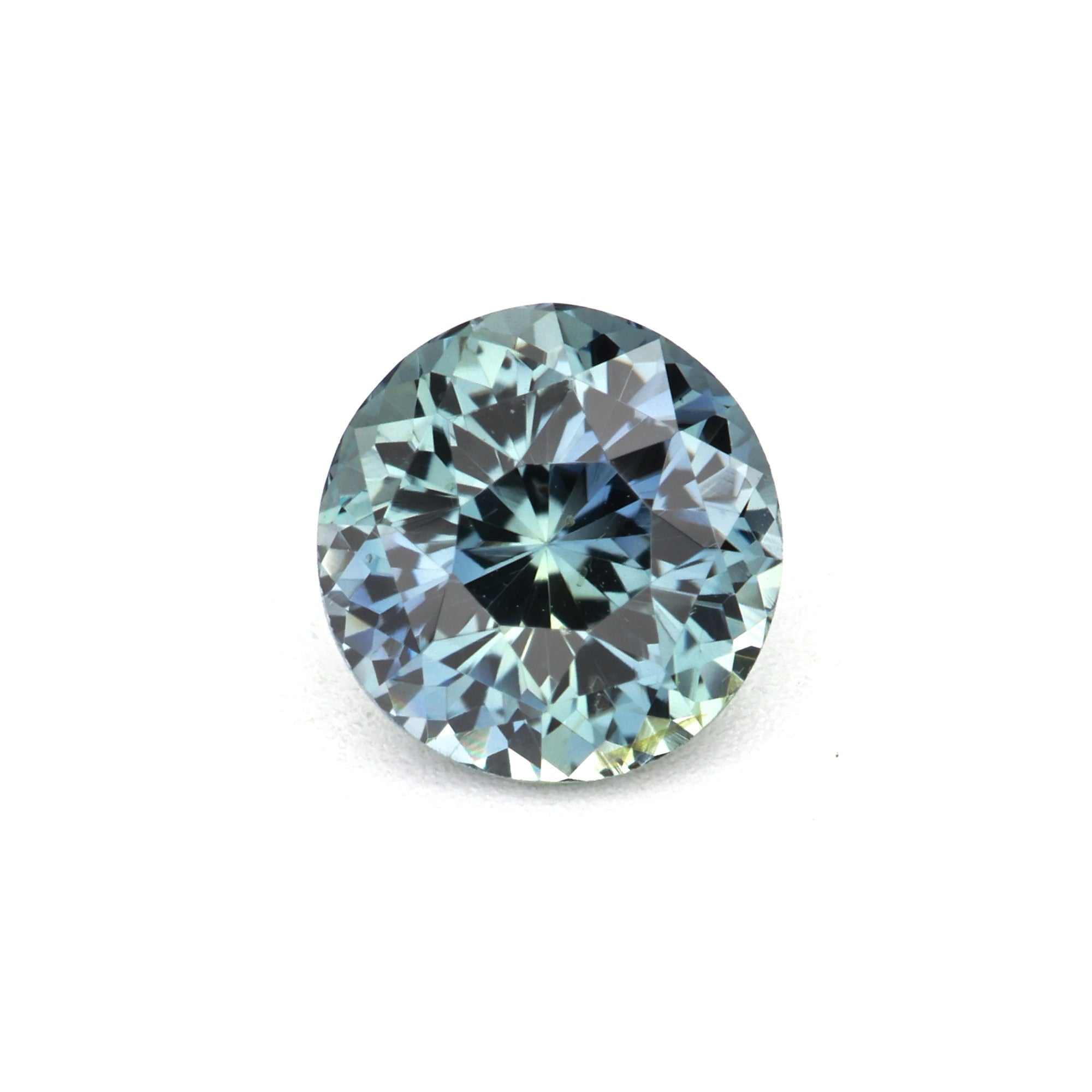 Round Teal Sapphire Fine gem