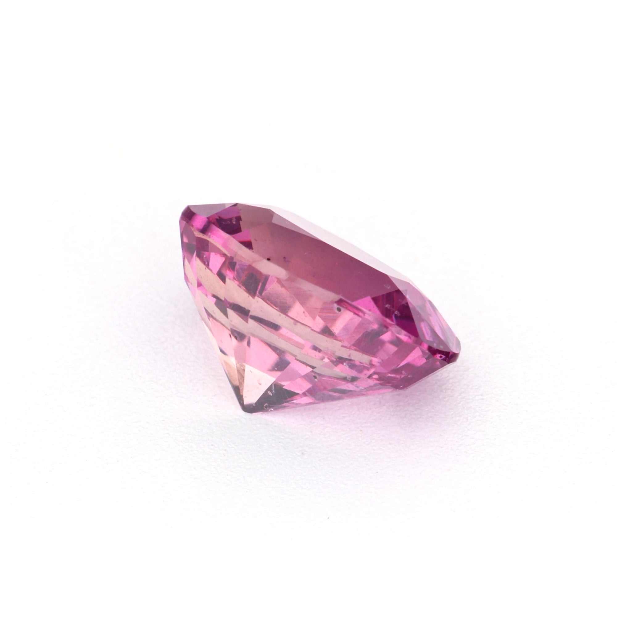 1.05 ct Natural untreated Ceylon pink sapphire with excellent clarity and vibrant soft pink hue