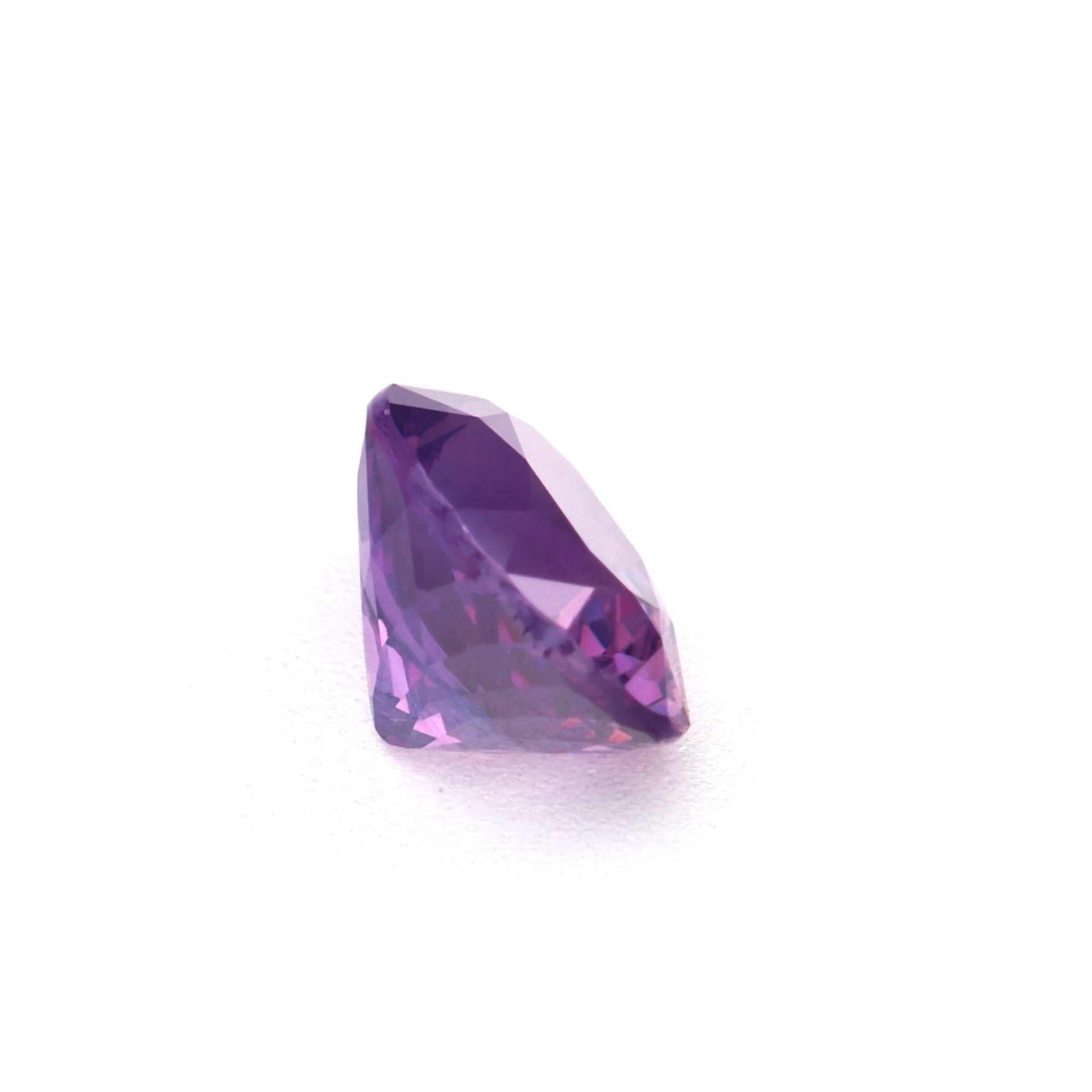 0.54ct natural unheated purplish pink sapphire gemstone with excellent clarity and sparkle