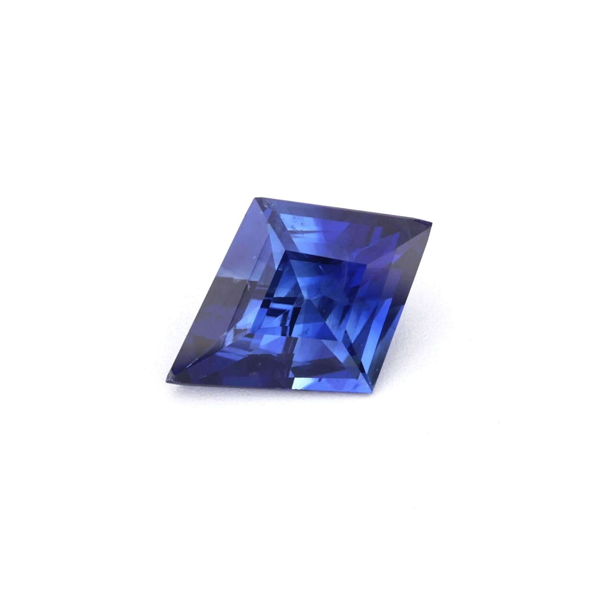 Kite Shaped Fancy cut Blue Sapphire
