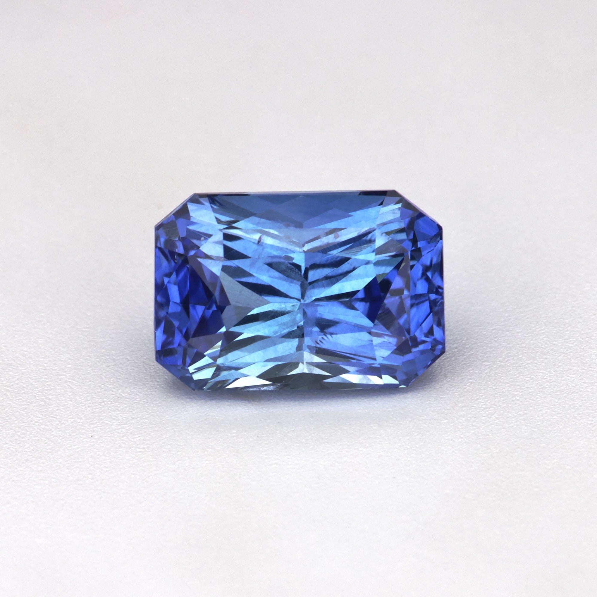 2.05 ct heated blue Ceylon sapphire, radiant cut, GIA Report #5242032116