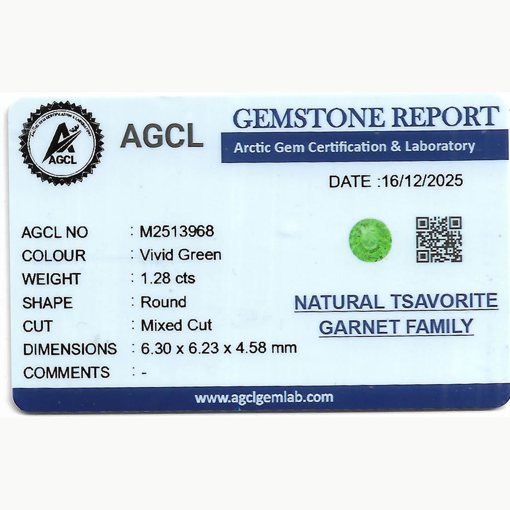 1.28 ct Tsavorite Garnet