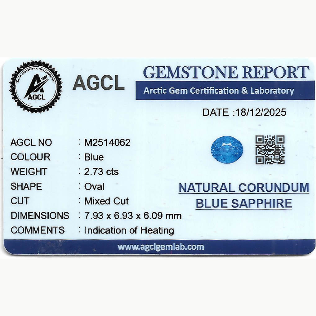 2.72ct Blue Sapphire