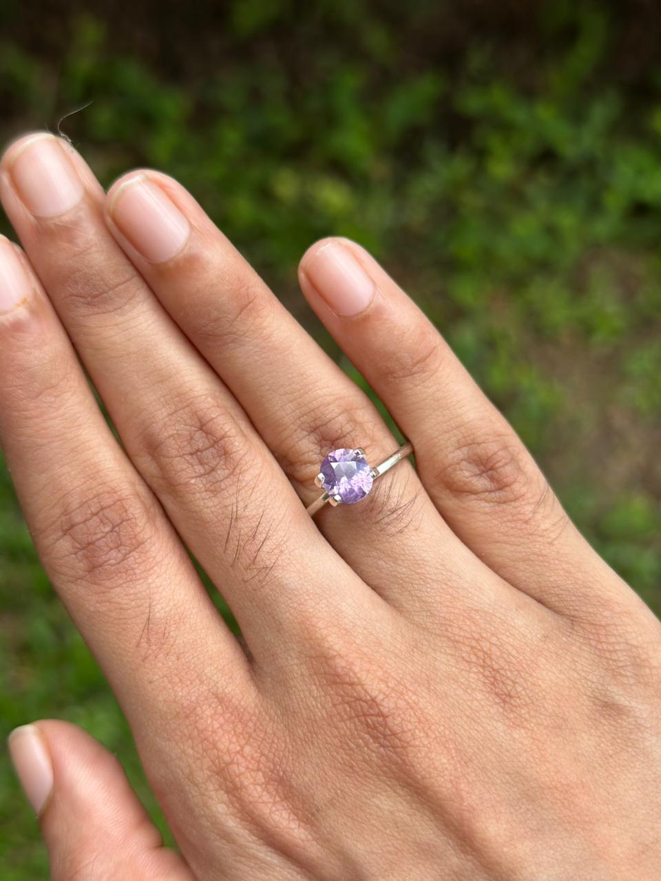 1.46 ct Violet Sapphire ~ Unheated