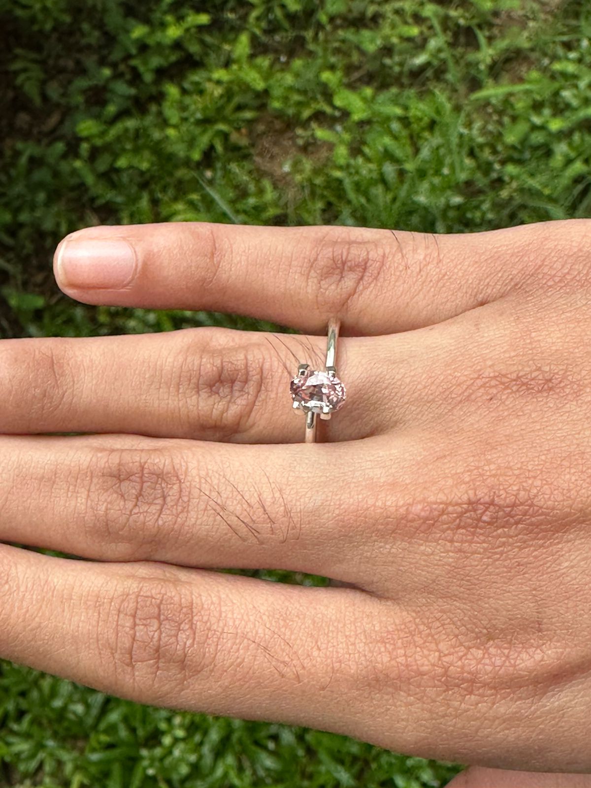 1.23 ct Peach Sapphire