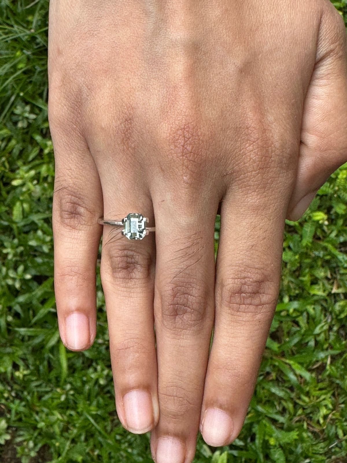 2.12ct Teal Green Sapphire ~ unheated