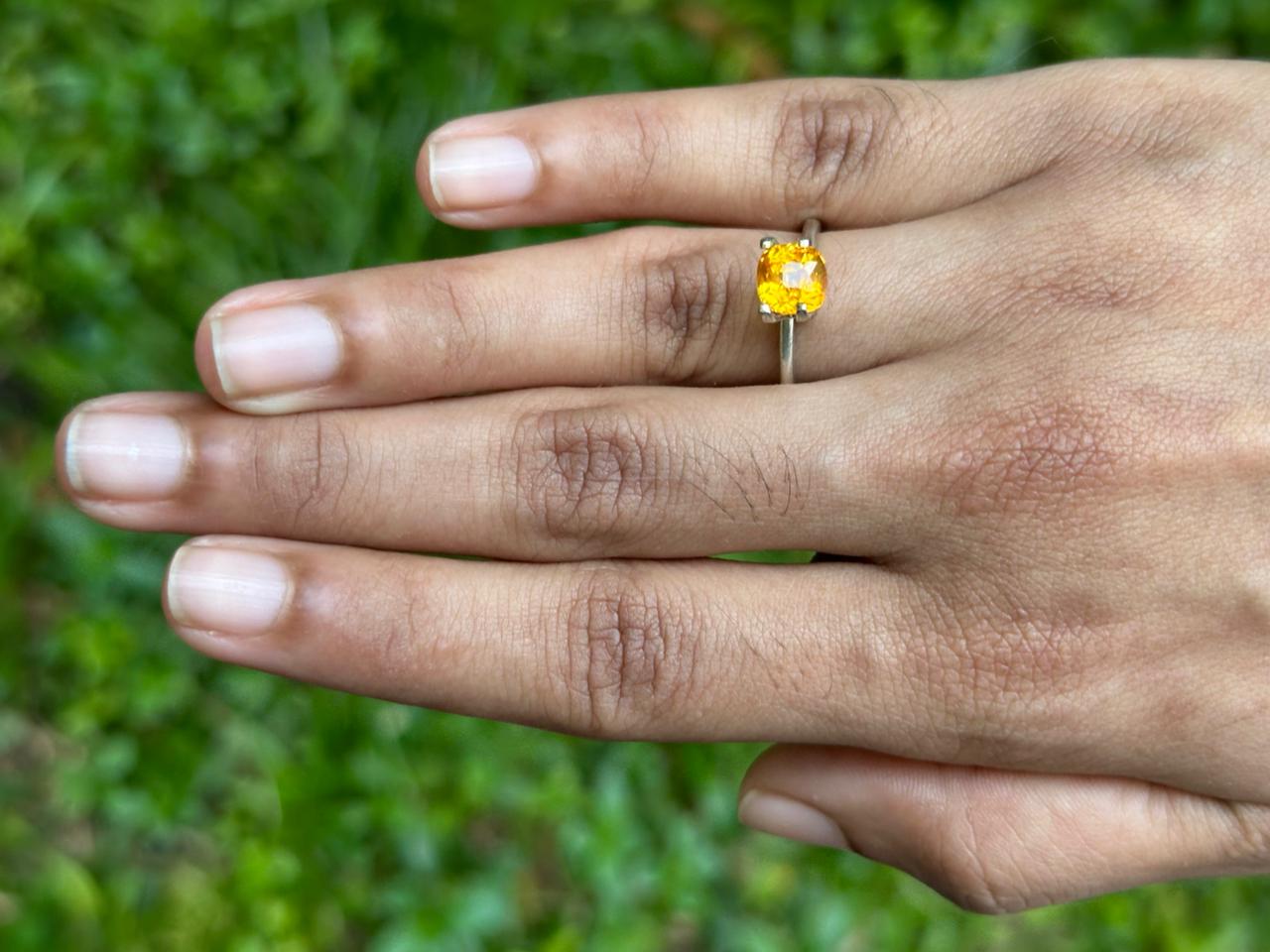 2.18 ct Orange Sapphire