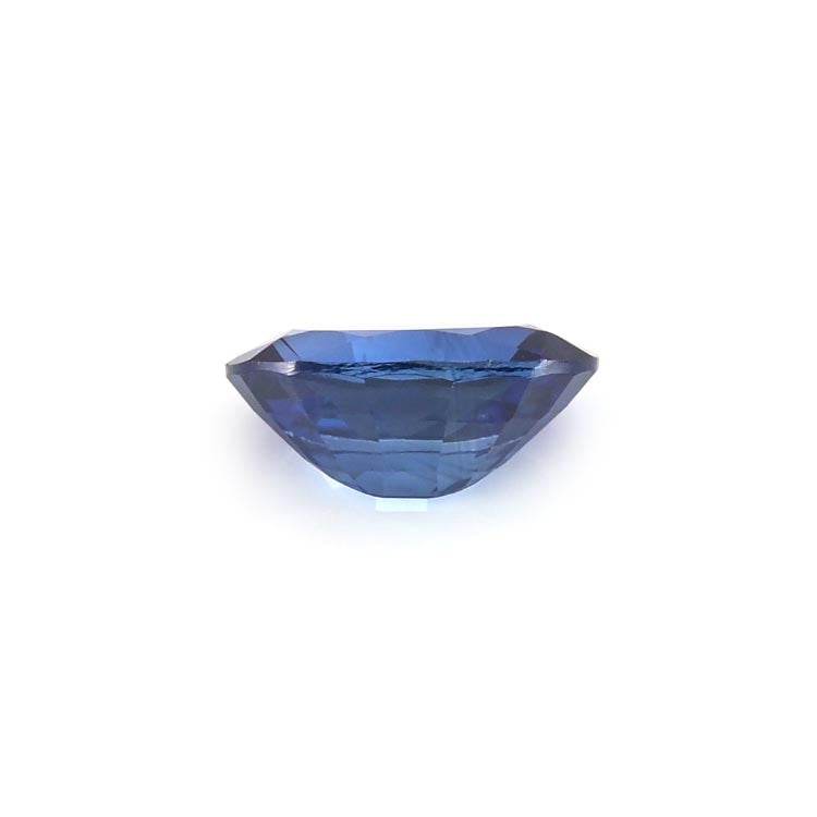 1.16ct vivid blue sapphire oval cut gemstone with brilliant faceting and exceptional clarity