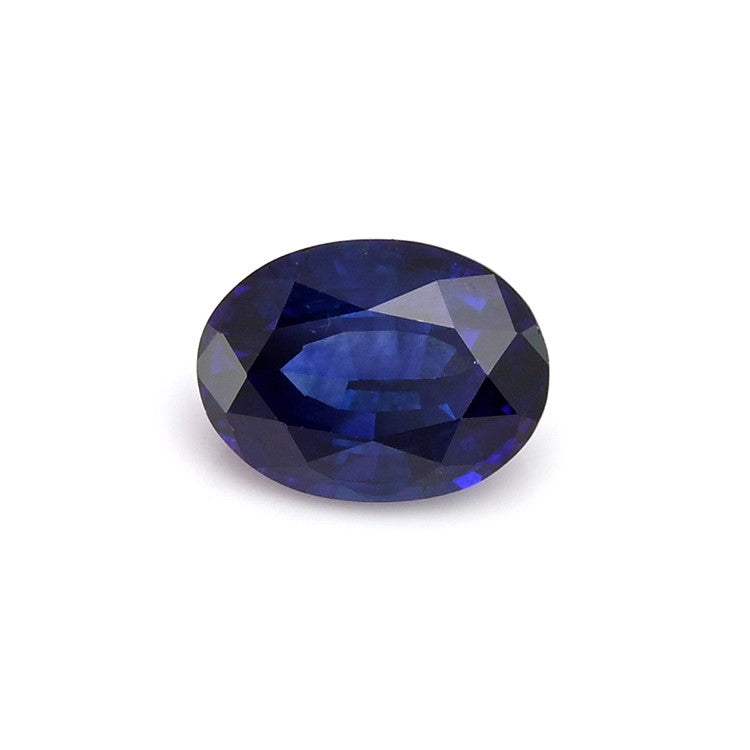 1.37ct Oval Royal Blue Sapphire with excellent clarity and brilliance from Ceylon Sri Lanka