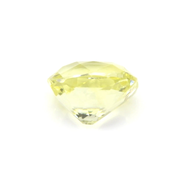 2.48 ct pale Yellow Sapphire ~ Untreated ~ GIA