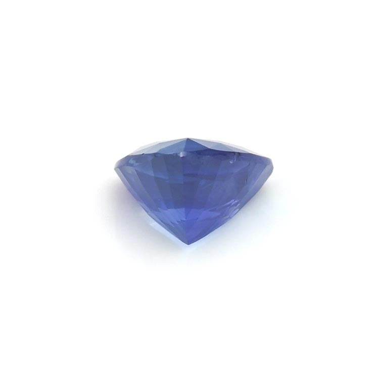 1.21 ct Trilliant cut Ceylon blue sapphire with excellent clarity and brilliance