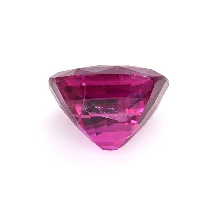 0.86 ct hot pink sapphire gem with excellent clarity and brilliant cut from Sri Lanka