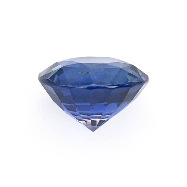 5.39-carat unheated natural blue sapphire with brilliant cut and GIA certification