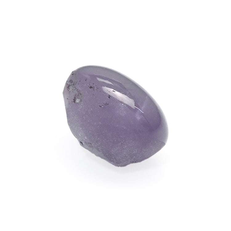3.40 carat untreated purple star sapphire stone showing six-ray asterism from Sri Lanka
