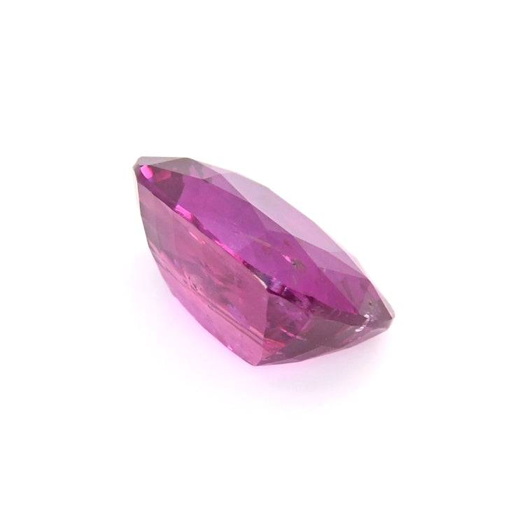 2.12 ct purplish pink sapphire gemstone with excellent clarity and brilliant cut for fine jewelry