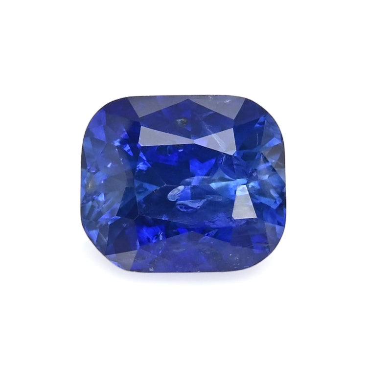 2.00 carat heat-treated Ceylon blue sapphire gemstone with excellent brilliance and clarity