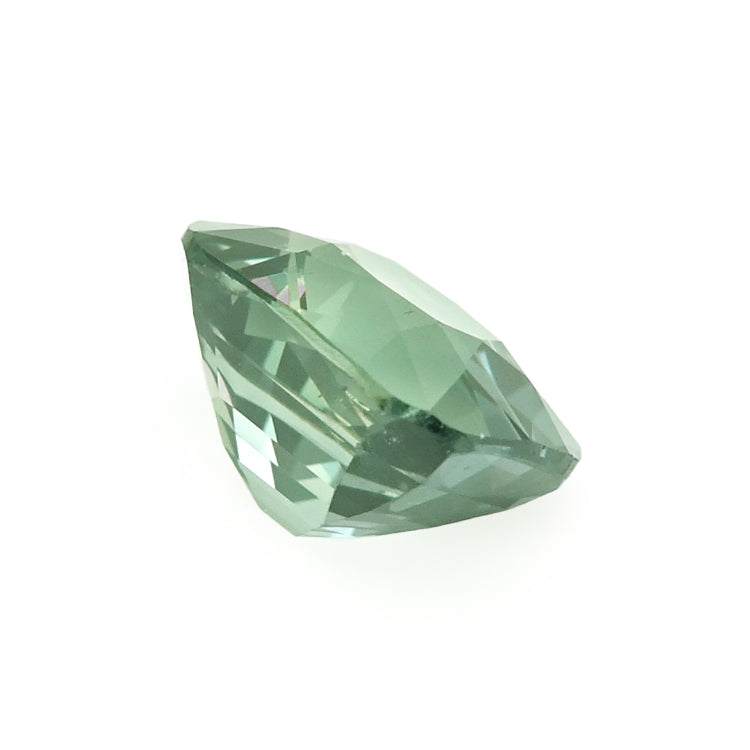 1.74ct unheated bluish green sapphire gemstone with excellent clarity and natural brilliance from Sri Lanka