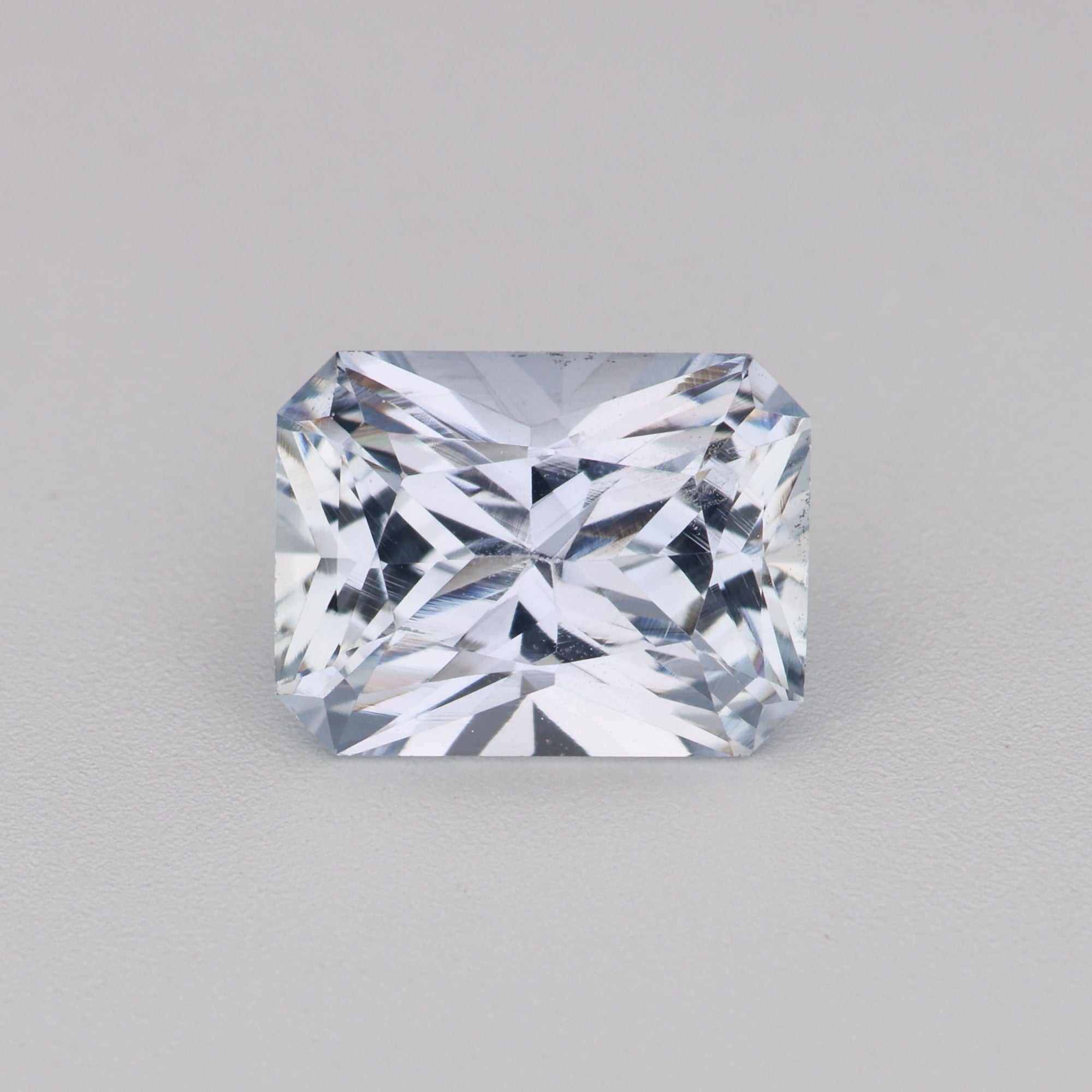 Close-up of white sapphires showcasing timeless elegance and modern brilliance