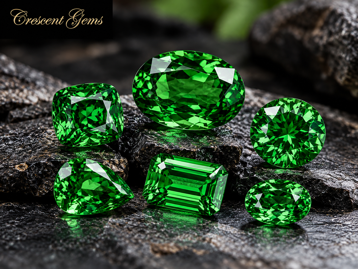 Tsavorite garnet
