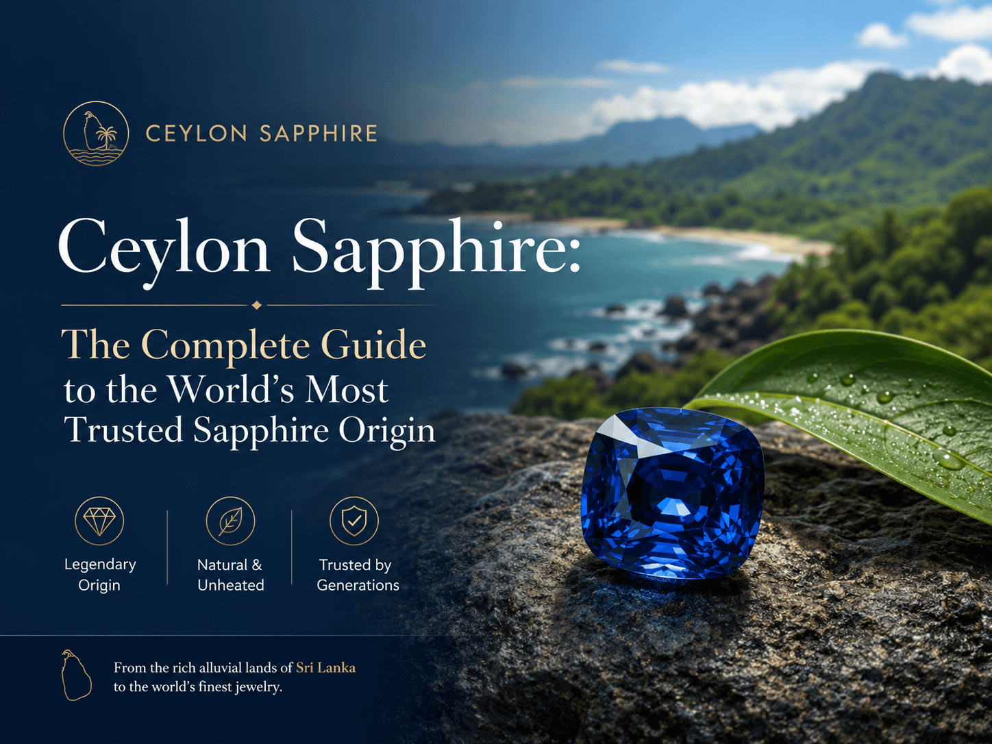 Ceylon Sapphire: The Complete Guide to the World's Most Trusted Sapphire Origin