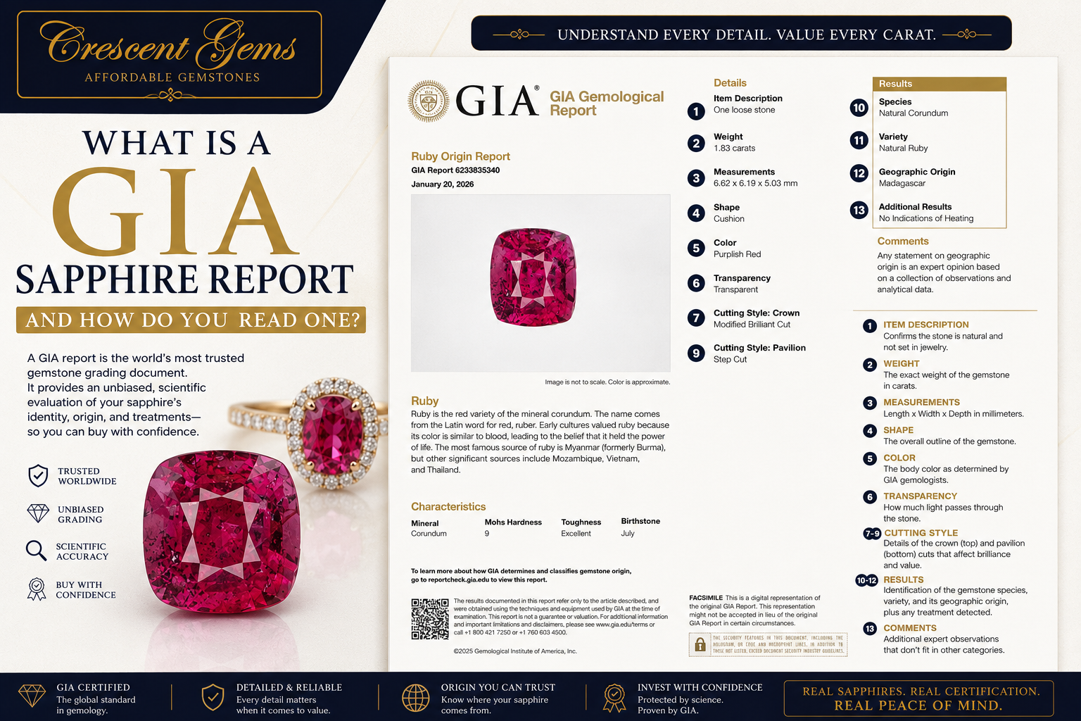 What Is a GIA Sapphire Report and How Do You Read One?