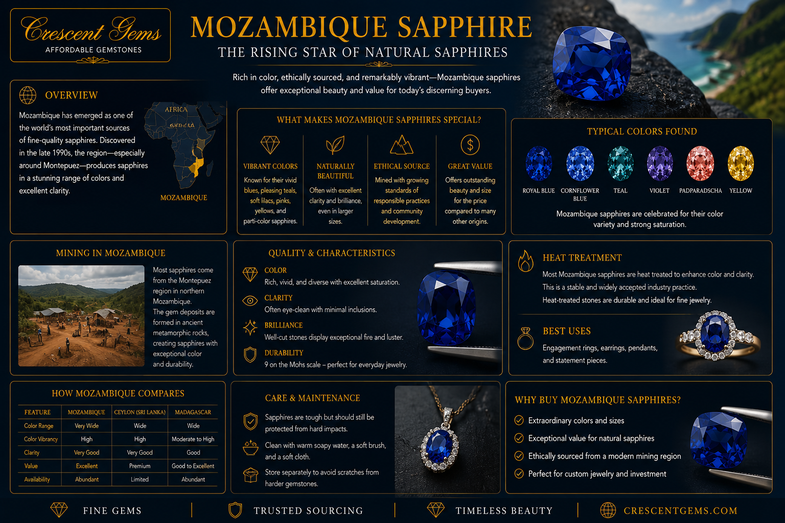 Mozambique Sapphire