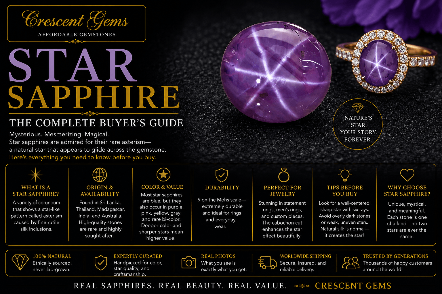 Star Sapphire — The Complete Buyer's Guide