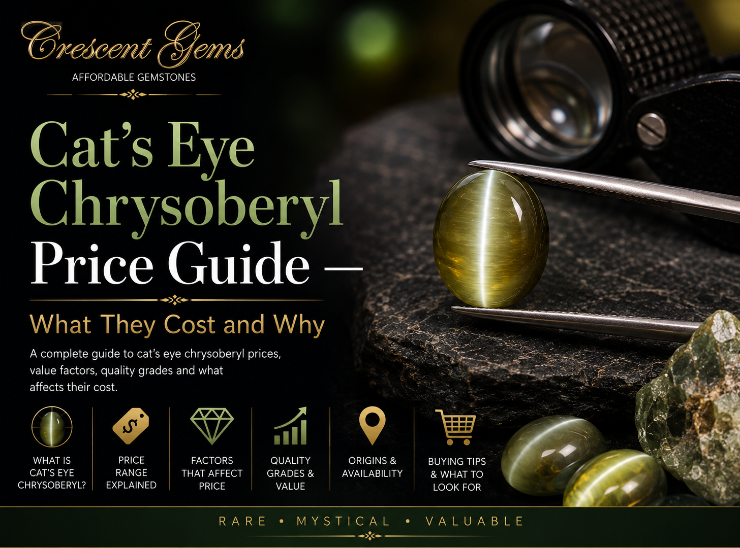 Cat's Eye Chrysoberyl Price Guide — What They Cost and Why
