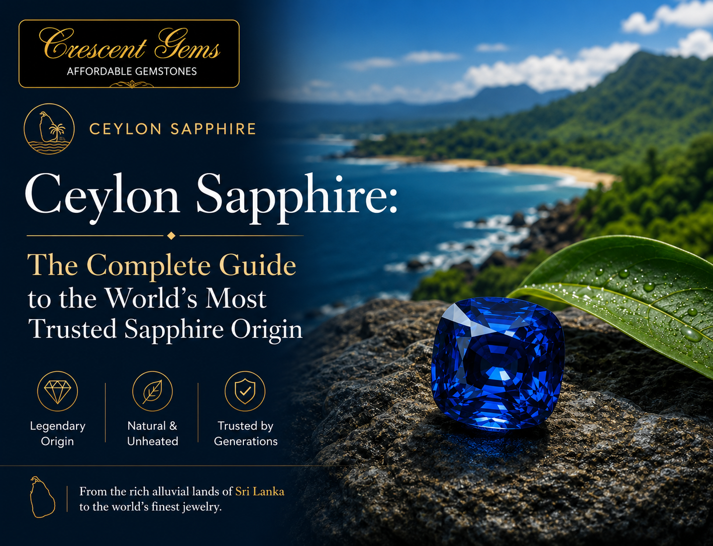 Ceylon Sapphire: The Complete Guide to the World's Most Trusted Sapphire Origin