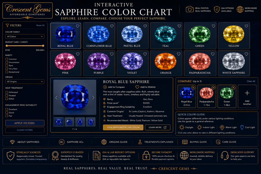 Interactive Sapphire Color Chart — Every Natural Sapphire Color (2026 ...