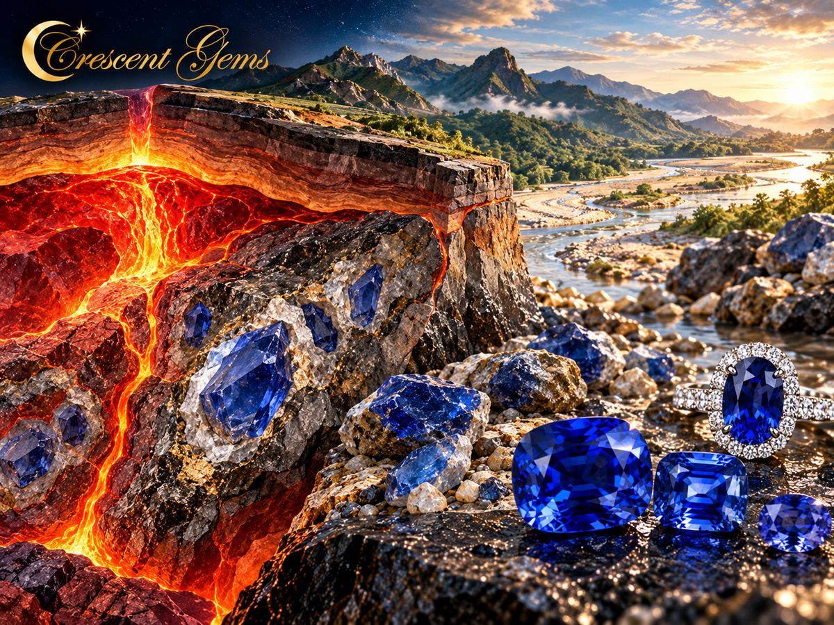 How Gemstones Are Formed: The Geology Behind Sapphires, Chrysoberyl, and Ceylon's Gem Deposits