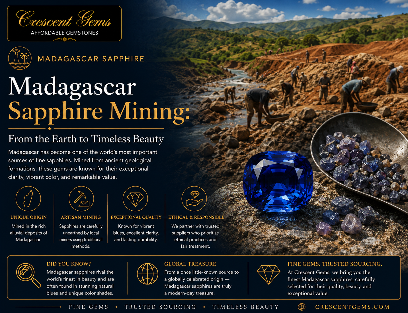 Madagascar Sapphire Mining